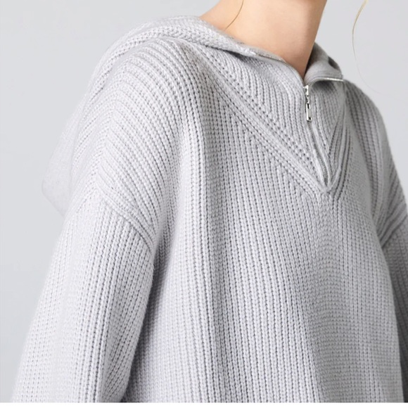 NWT ADEAM Tennis Hoodie Mint Green - Picture 4 of 13